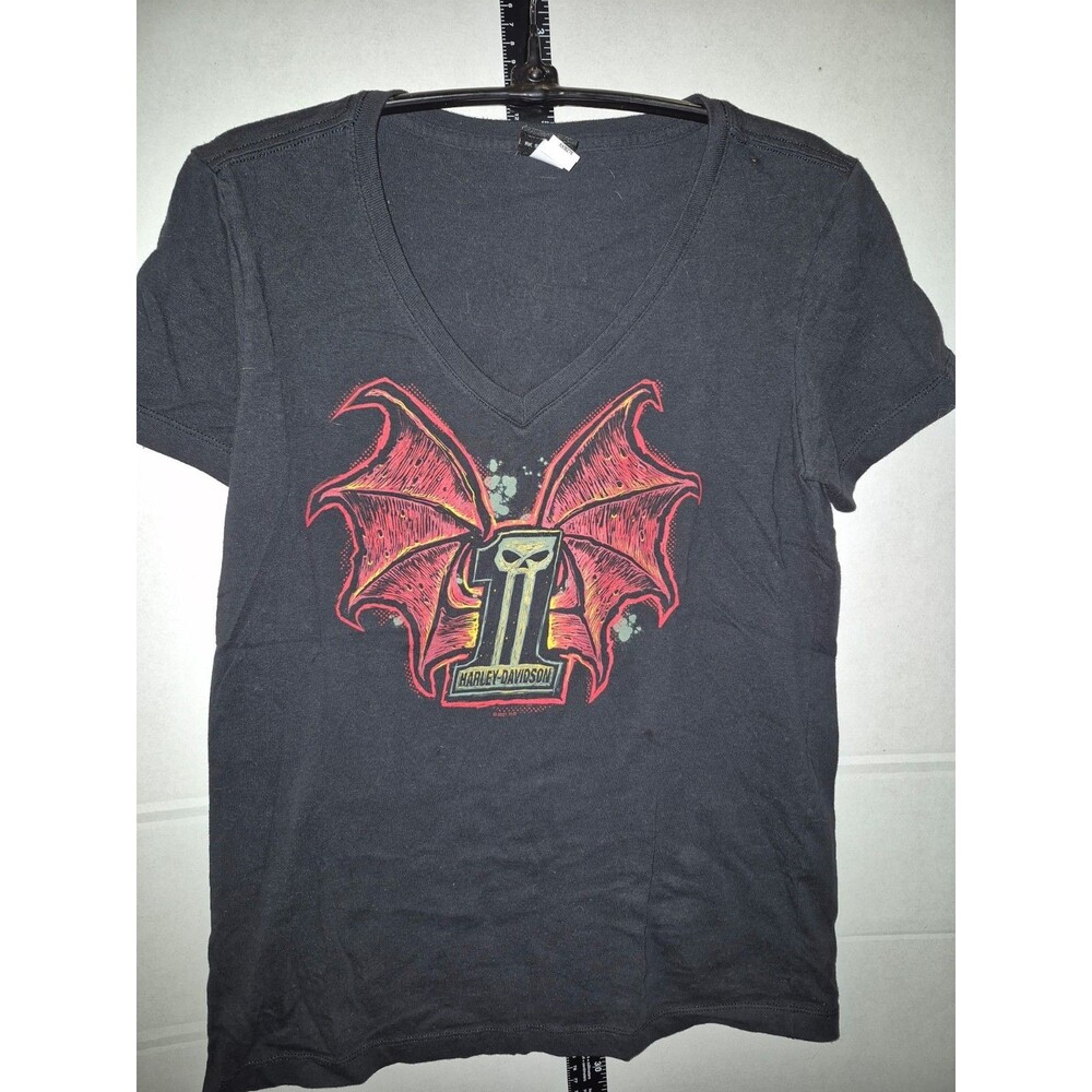 Womens Size Medium Harley Davidson V Neck T-shirt